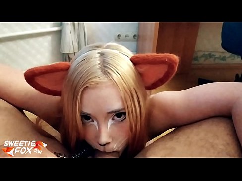 ❤️ Kitsune traga o pau e corre na súa boca ❤❌  Sexo en nós ❌